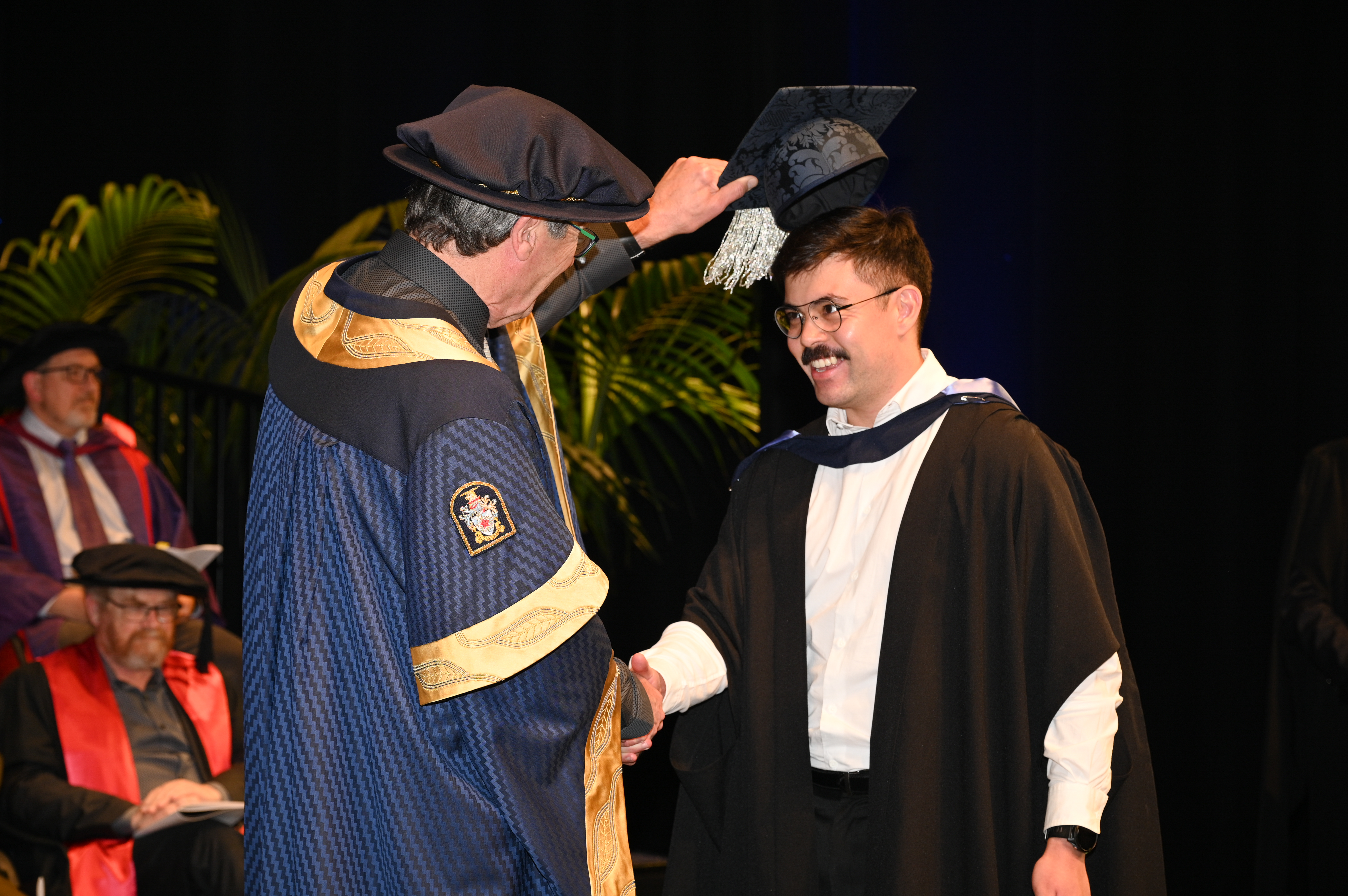 Robert Spencer at Massey University graduation