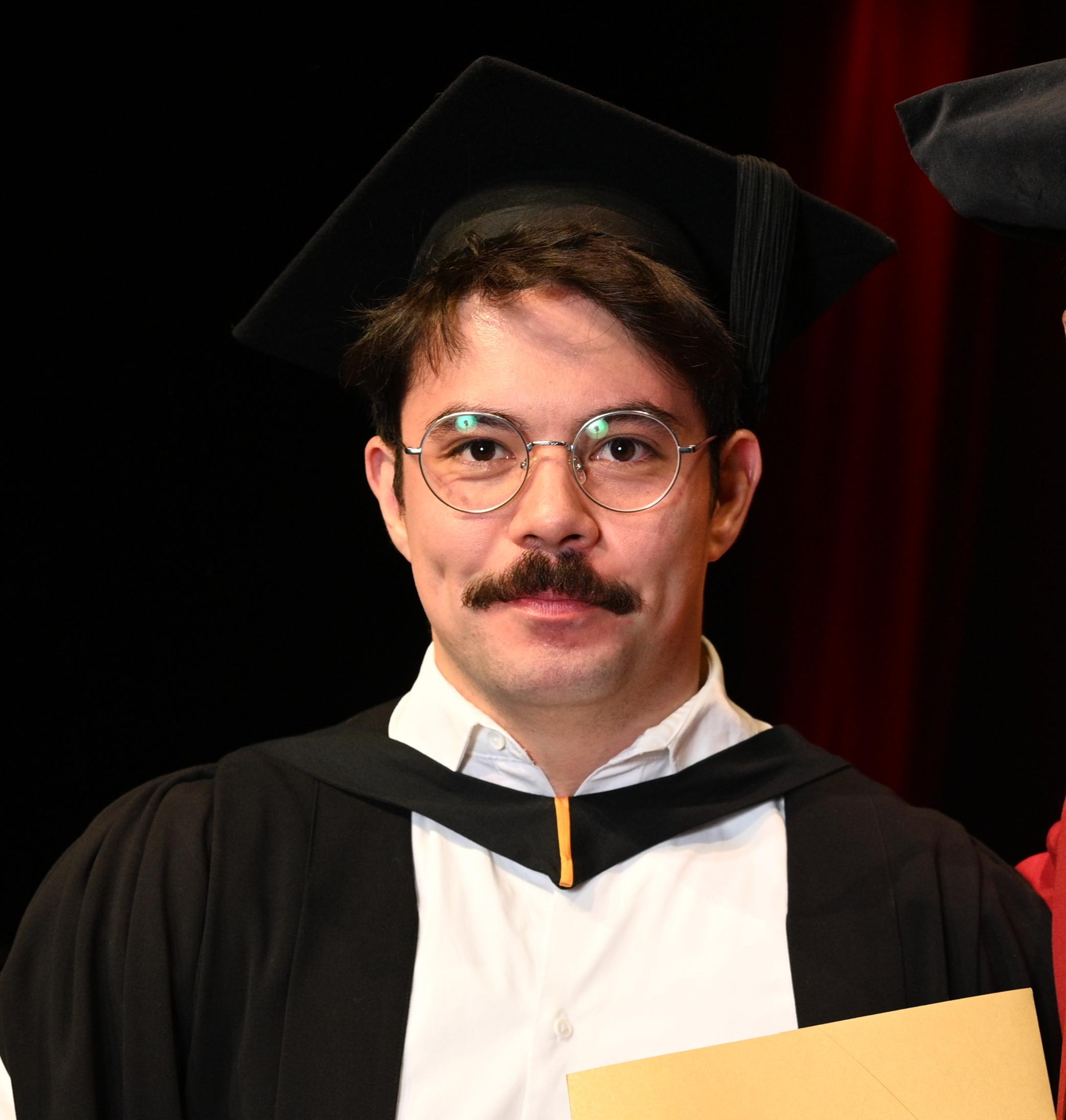 Robert Spencer at graduation